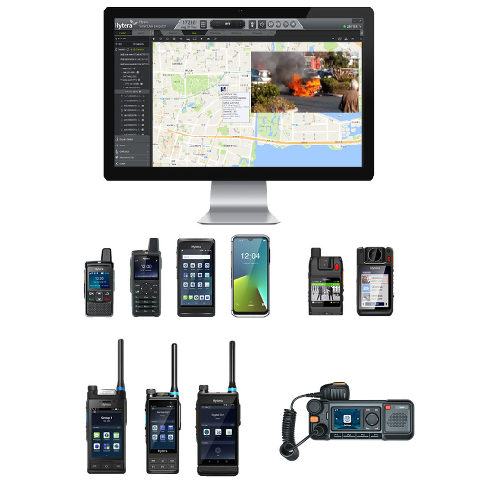 Hytera HyTalk Pro by Case