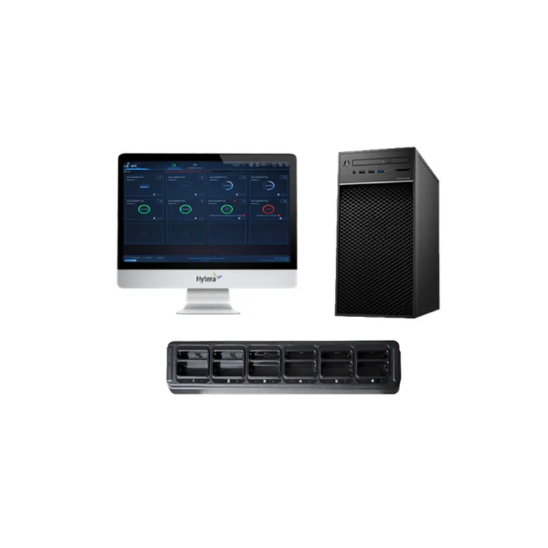 Hytera Desktop Docking Station Veri Toplama ve Şarj İstasyonu