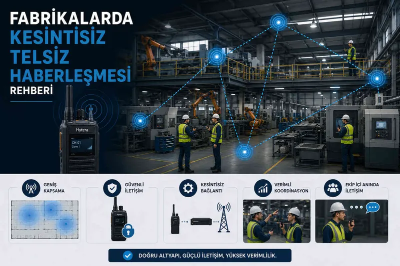 Fabrikalarda Kesintisiz Telsiz Haberleşmesi Rehberi