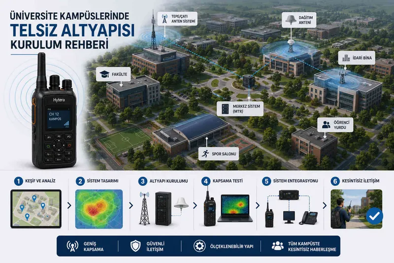 Üniversite Kampüslerinde Telsiz Altyapısı Kurulum Rehberi