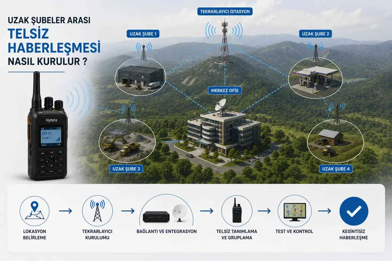 Uzak Şubeler Arası Telsiz Haberleşmesi Nasıl Kurulur?