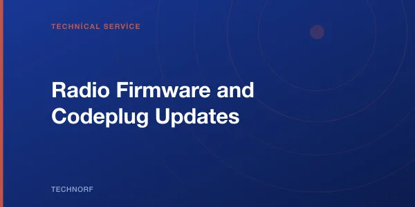 Radio Firmware and Codeplug Updates