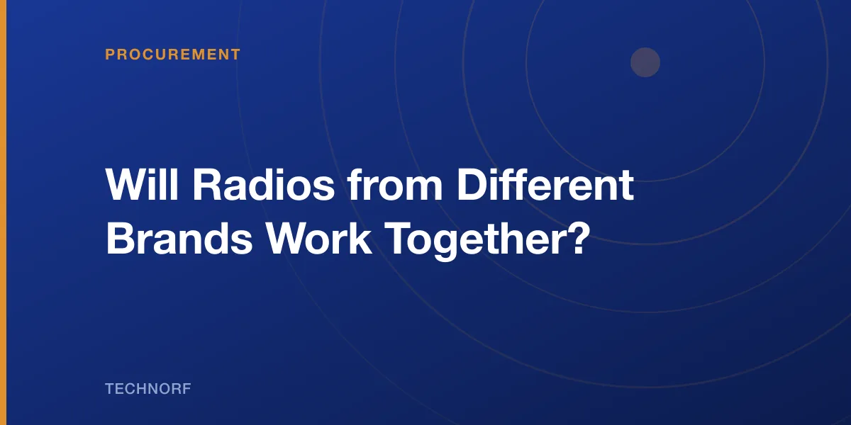 Will Radios from Different Brands Work Together?