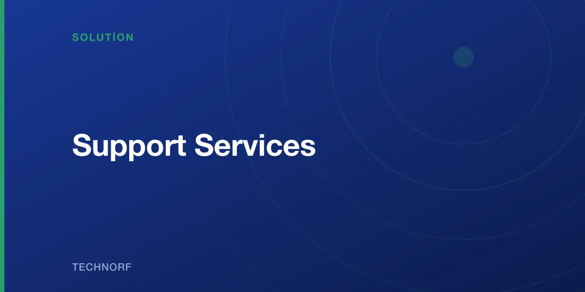 Support Services