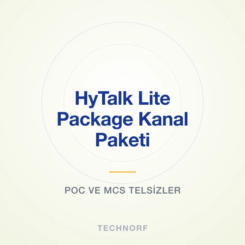 Hytera HyTalk Lite Package Kanal Paketi